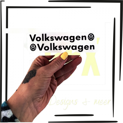 Volkswagen Tag - Set van 2 stickers Volkswagen Tag - Set van 2 stickers